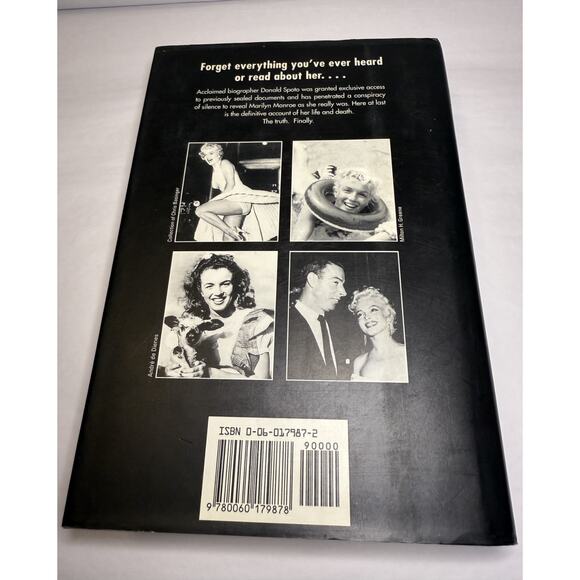 Marilyn Monroe The Biography by Donald Spoto Hardcover 1st Edition Book GUC - Picture 8 of 8